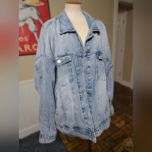 Tinsel Denim Jean Jacket 3X